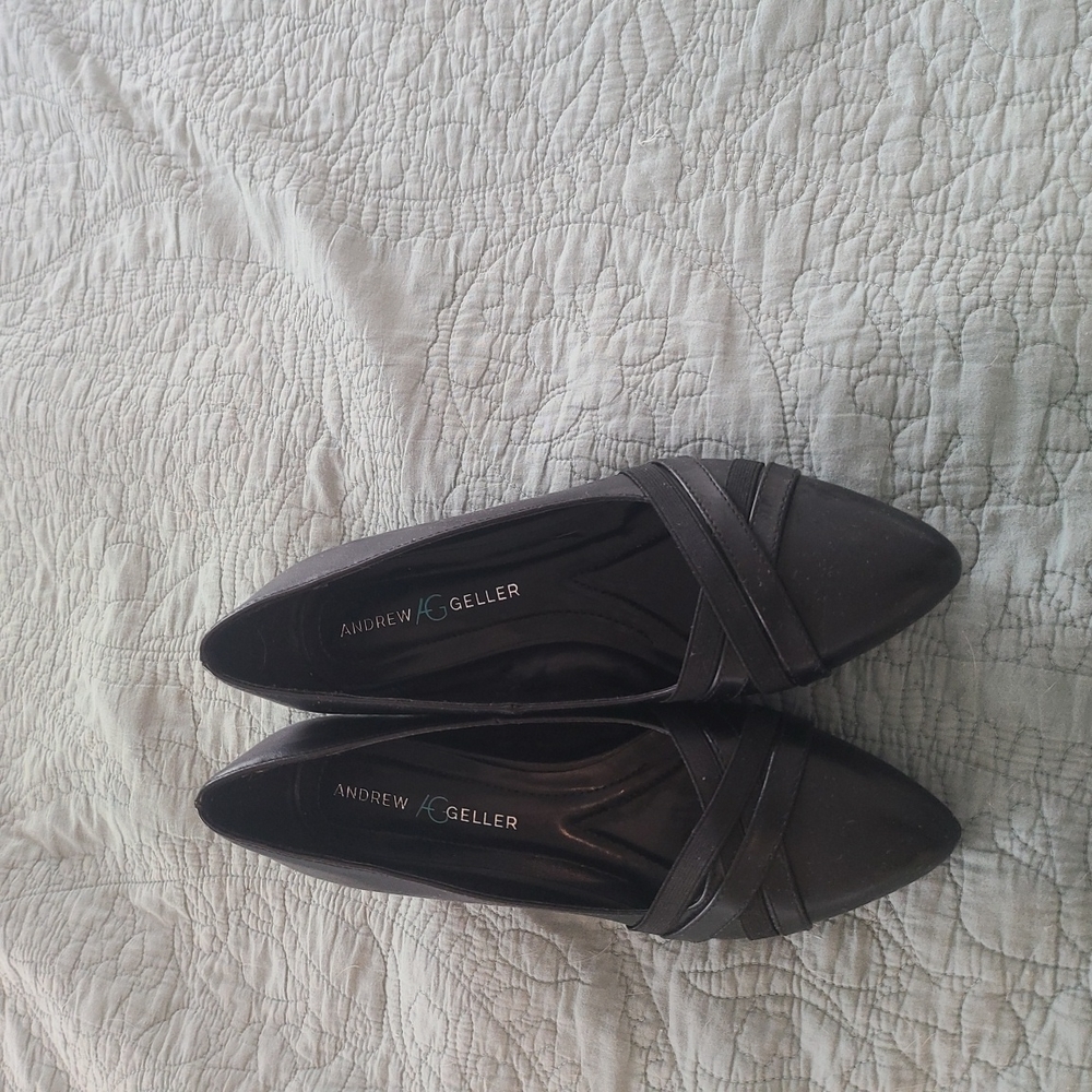 Black low heels